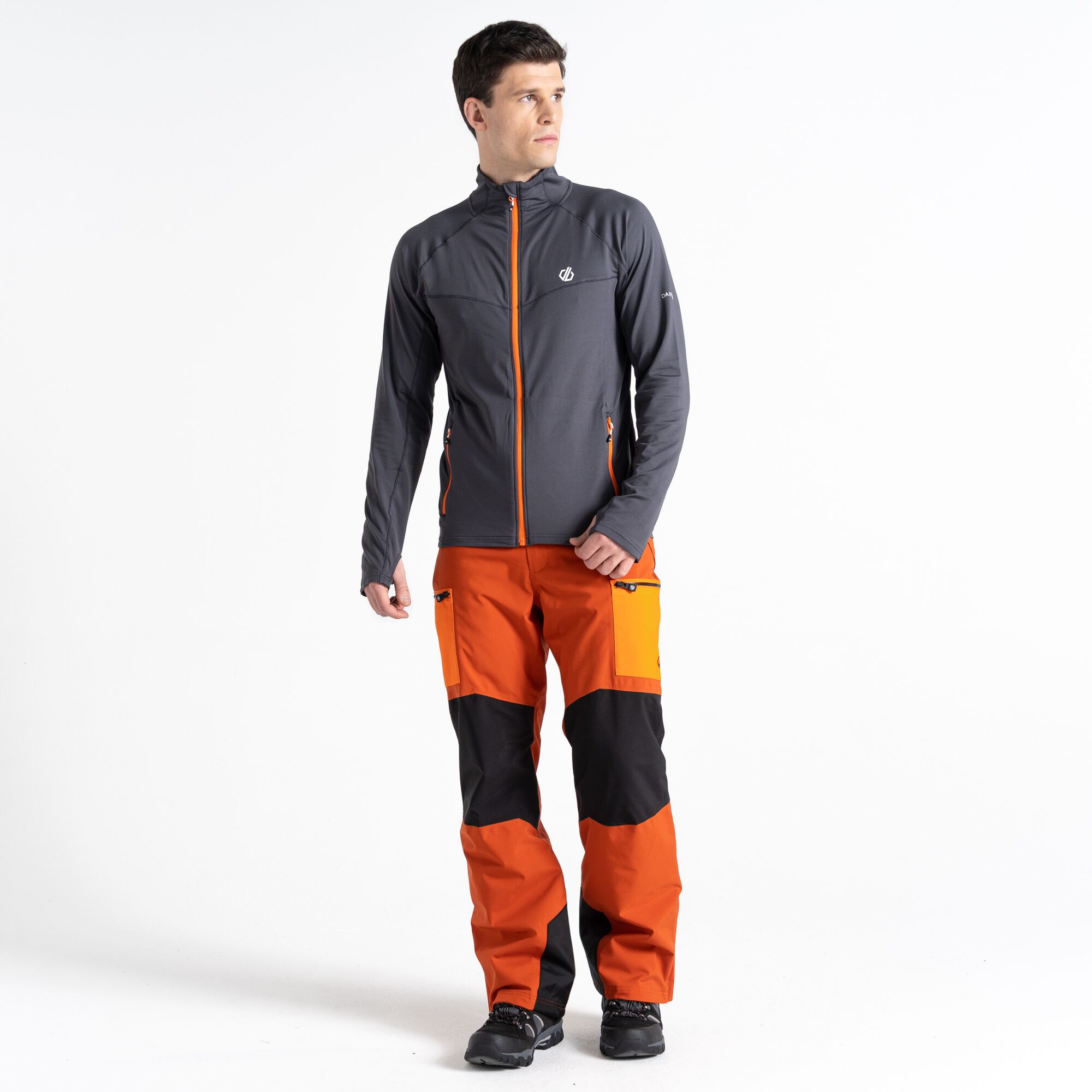 Men`s Dare 2b Substratum Full Zip Core Stretch Midlayer, USG, XXL Men`s Dare 2b Substratum Full Zip Core Stretch Midlayer, USG, XXL