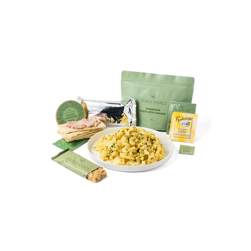 Main Meal Ration Pack Force Food Pasta with Chicken Main Meal