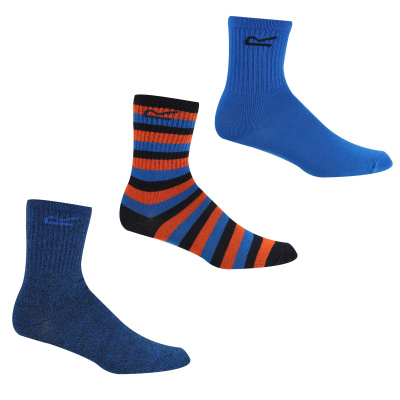Bērnu zeķes 3 Pair Outdoor Socks, Z9N, 13-2