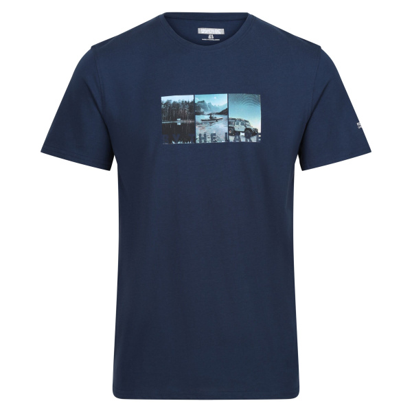 Men`s Breezed IV Graphic Print T-Shirt, ZV7, S Men`s Breezed IV Graphic Print T-Shirt, ZV7, S