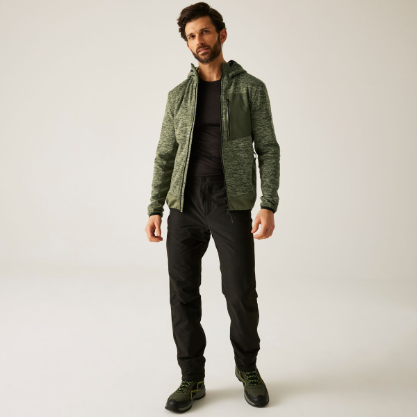 Vīriešu flīsa jaka Alven Full Zip Fleece, ZLZ, XL Vīriešu flīsa jaka Alven Full Zip Fleece, ZLZ, XL