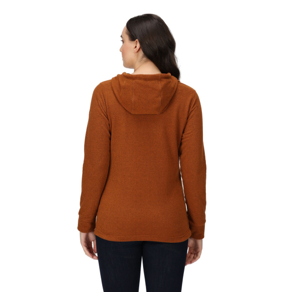 Women`s fleece jumper Kizmit II Hooded Marl Fleece, KX1, 8 Women`s fleece jumper Kizmit II Hooded Marl Fleece, KX1, 8