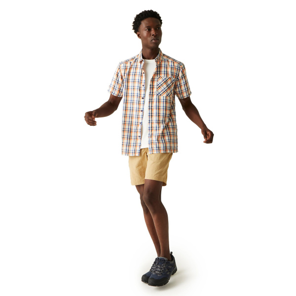 Мужская рубашка Mindano VIII Short Sleeve Shirt, YKN, S Мужская рубашка Mindano VIII Short Sleeve Shirt, YKN, S