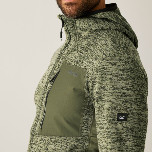 Vīriešu flīsa jaka Alven Full Zip Fleece, ZLZ, XL Vīriešu flīsa jaka Alven Full Zip Fleece, ZLZ, XL