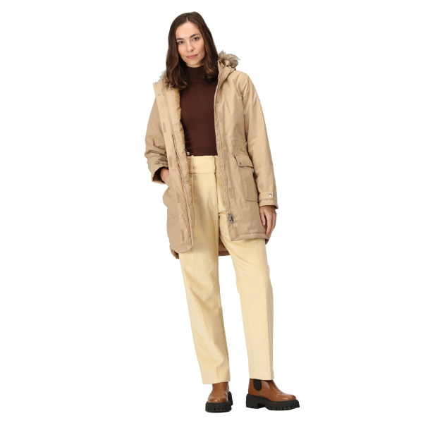 Sieviešu ūdensizturīga siltināta virsjaka Sabinka Fur Trim Parka Jacket, LM6, 10