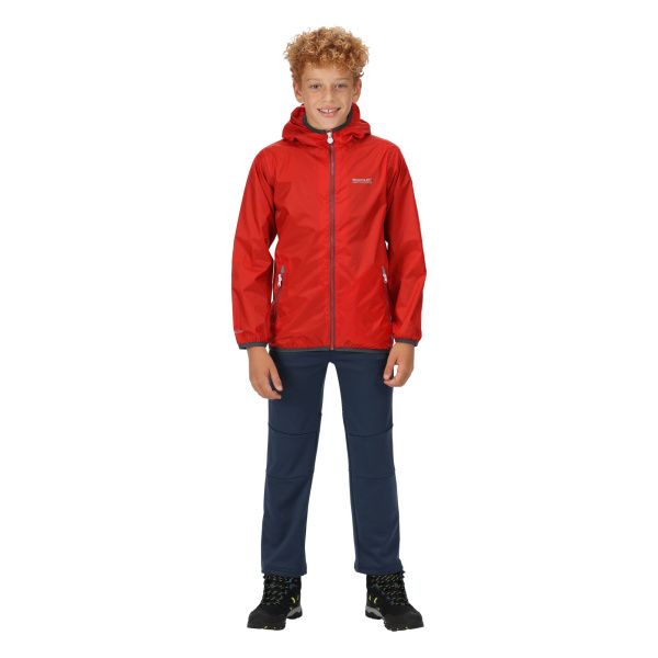 Bērnu ūdensizturīga virsjaka Lever II Waterproof Packaway Jacket, 657, 14