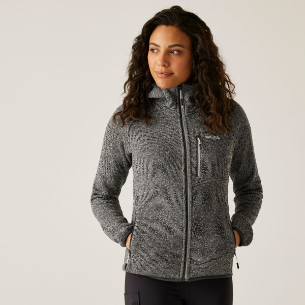 Women`s Newhill Hooded Full Zip Fleece, 318, 8
